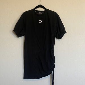 Puma Women’s  Black T shirt Dress Short Sleeve size S